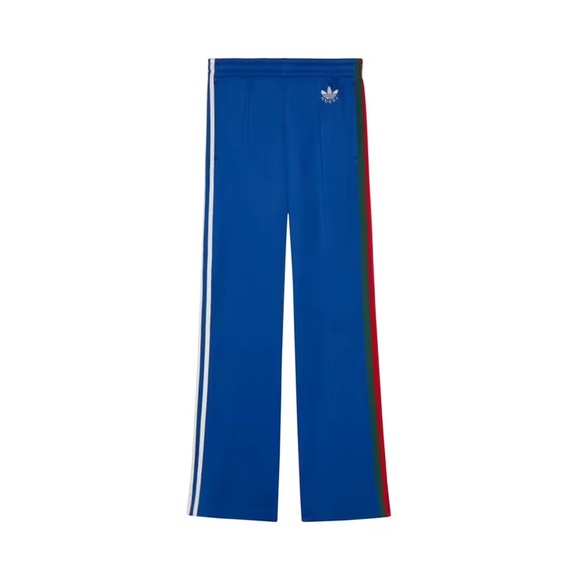 Gucci x Adidas Flared Jogging Pants 'Cobalt Blue' - Picture 6 of 10
